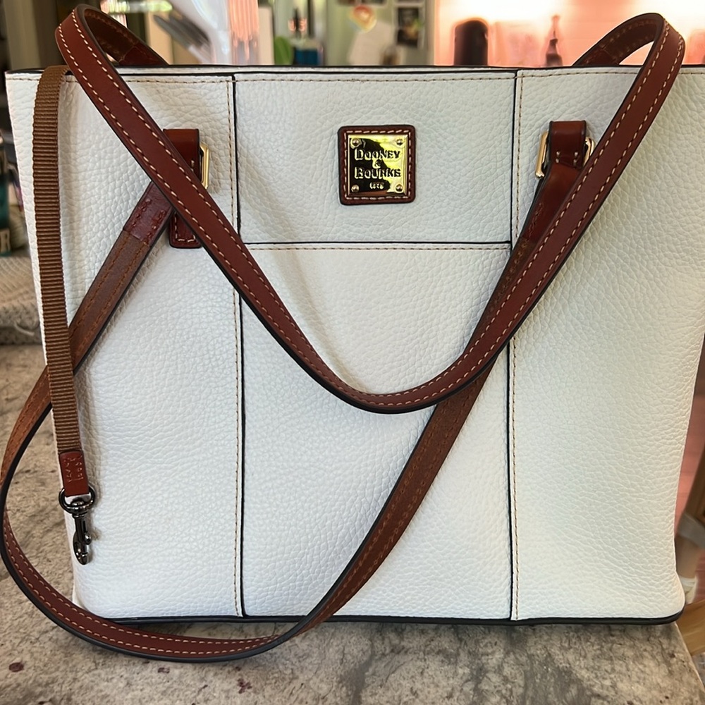 Dooney & Bourke Pebble Collection Small Lexington Leather Shopper Tote Bag